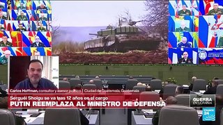 Carlos Hoffman: 'La guerra en Ucrania es un fracaso estratégico para un militar como Shoigu'