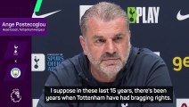 Postecoglou aiming to bring more than just bragging rights to Spurs