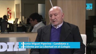 Elecciones en el Colegio de la Abogacía de La Plata. Antonio Miguel Piperino - Candidato a presidente por La Libertad en el Colégio