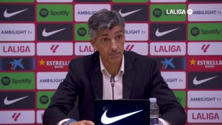 Rueda de prensa de Imanol Alguacil tras el FC Barcelona vs. Real Sociedad
