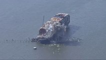 Baltimore’s Key Bridge explodes in controlled demolition
