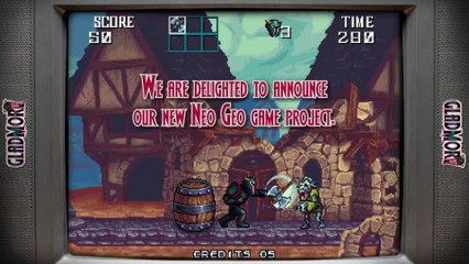 GladMort - Neo Geo, Dreamcast and more!Humanity needs a bad guy! A game created for the Neo Geo, in homage to Ghouls 'n Ghost / Metal Slug. Also planned for Dreamcast, PC...
