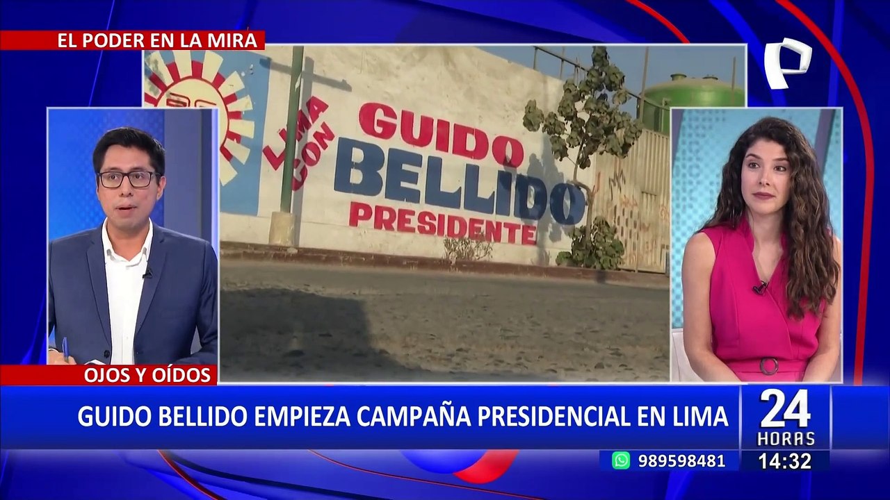 Congresista Guido Bellido inicia campaña presidencial en Lima
