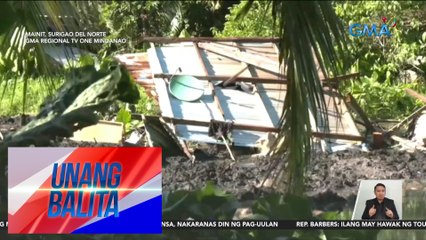 Mahigit 20 bahay sa Brgy. Siana, nasira dahil sa pagguho ng lupa | UB