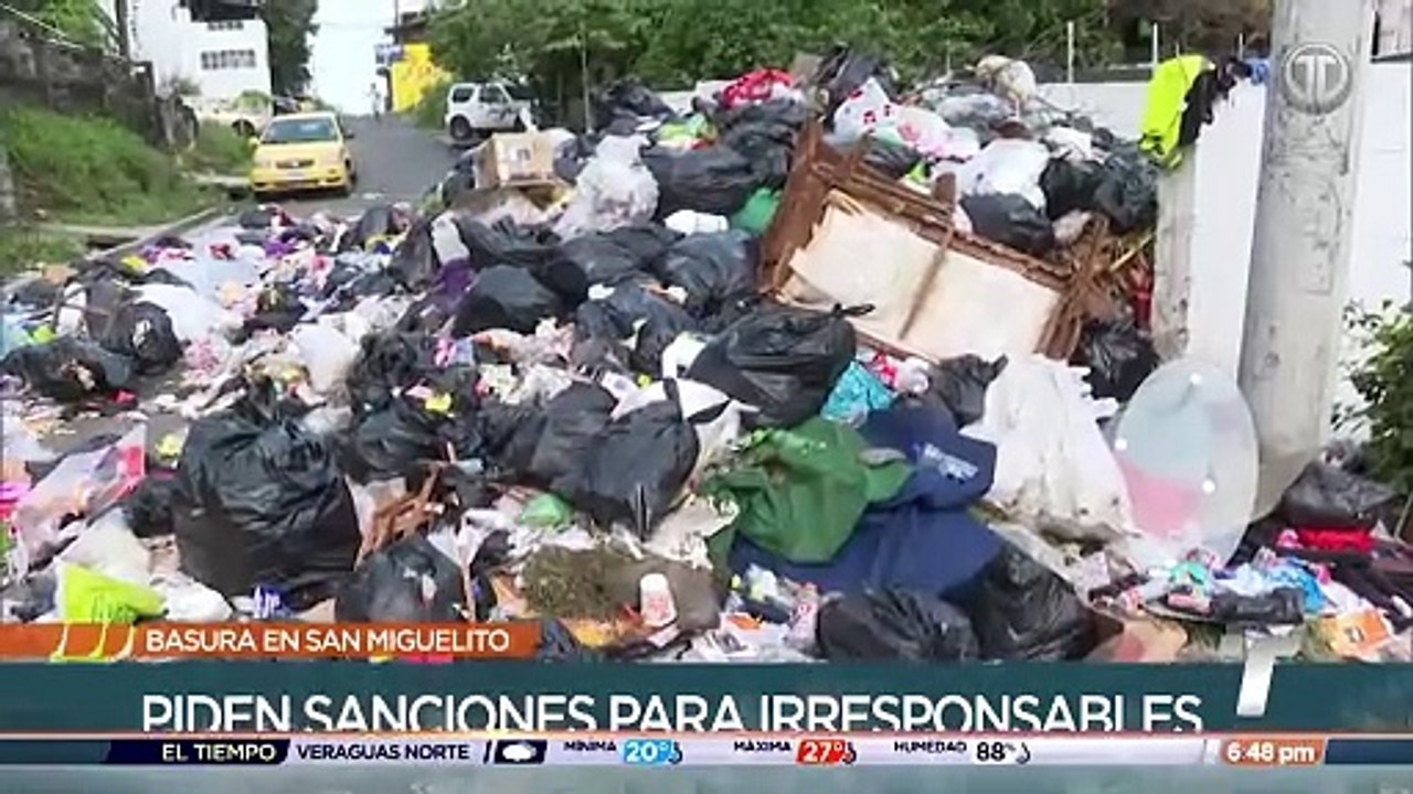 La acumulación de basura sigue siendo un problema recurrente en sectores de San Miguelito