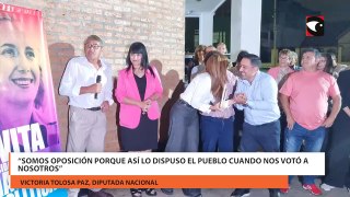 Visita de la diputada Tolosa Paz a Misiones en el marco de actividades del Partido Justicialista