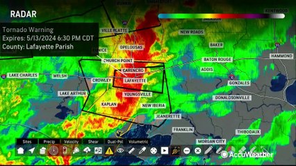 Damaging storms sweep through Louisiana and surrounding states