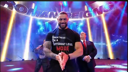 WWE - First appearance of Roman Reigns as WWE Undisputed Champion | 4. April 2022