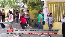 Problemas de subestación eléctrica mantienen clases en línea en escuela Ramírez Cardenas