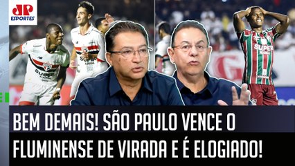 "É SENSACIONAL o início do Zubeldía! O São Paulo mostrou MUITA RAÇA, VONTADE e..." 2x1 no Fluminense