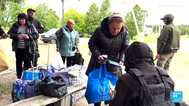 Informe desde Buhaivka: residentes de Járkiv dejan sus hogares huyendo de los ataques rusos