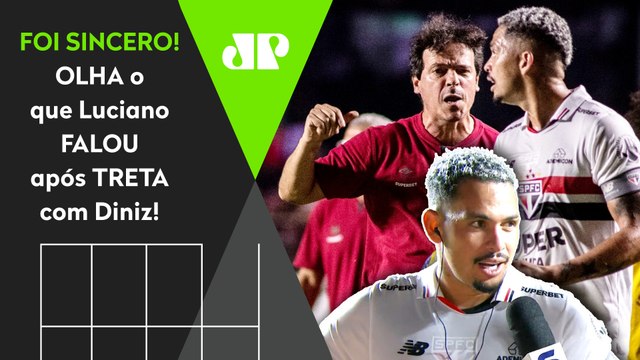 Cara, o DINIZ TEM QUE... OLHA o que Luciano FALOU sobre a TRETA em São Paulo x Fluminense!