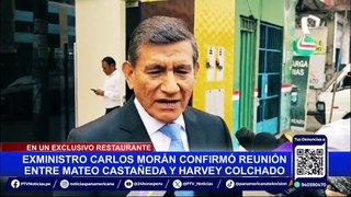 “Los Waykis en la Sombra”: Exministro Morán confirma reunión entre Mateo Castañeda y Harvey Colchado