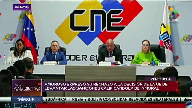 Pdte. del CNE rechazó decisión de la Unión Europea sobre levantamiento de sanciones a autoridades del ente