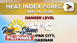Pinakamataas na heat index ngayong araw, posibleng maitala sa Dagupan City;