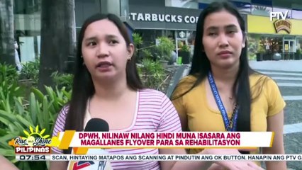 DPWH, nilinaw na hindi muna isasara ang Magallanes Flyover para sa rehabilitasyon;