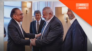 Anwar bertemu Ketua Hamas, Ismail Haniyeh di Qatar