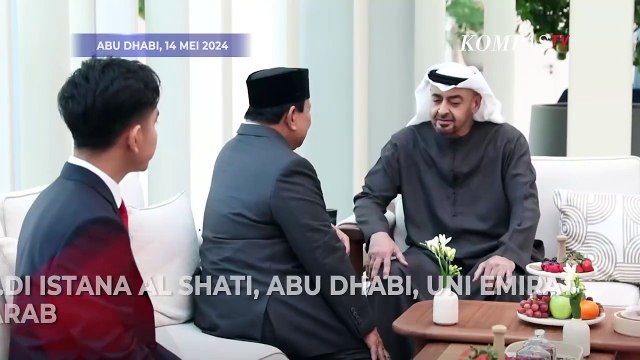 Momen Prabowo Kenalkan Gibran ke Presiden MBZ saat Bertemu di UEA
