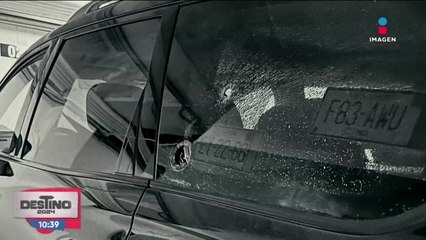 Así quedó la camioneta de Alessandra Rojo de la Vega tras atentado en CDMX