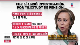 FGR ya investiga denuncia de Pemex contra Amparo Casar