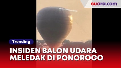 Masuk Ranah Pidana, Insiden Balon Udara Jumbo Meledak di Ponorogo Diusut Polisi