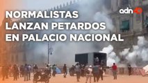 Liberan a 8 militares del Caso Ayotzinapa y Normalistas vandalizan Palacio Nacional I Todo Personal