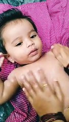 My cute baby bathing #shorts