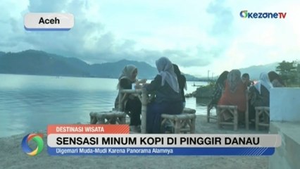 Sensasi Minum Kopi di Pinggir Danau