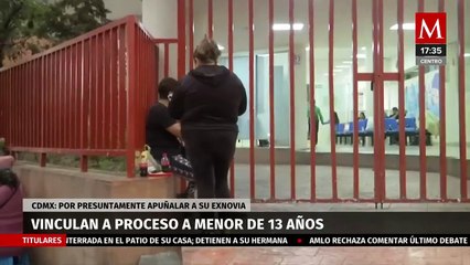Es vinculado a proceso el menor que presuntamente apuñaló a su exnovia en Iztapalapa