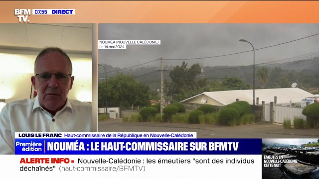Nouméa: Louis Le Franc, haut-commissaire de la République en Nouvelle-Calédonie, indique que des gendarmes sont victimes de tirs tendus avec des carabines de grande chasse