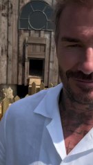 David Beckham et ses poules