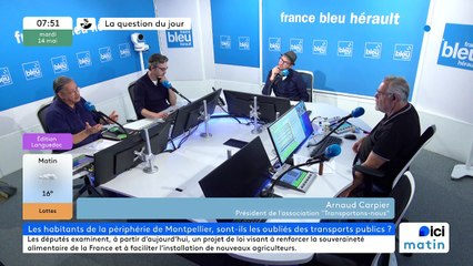 Arnauld Carpier, coordonnateur de l'action "Stop à la galère des Transports Quotidiens" à Montpellier