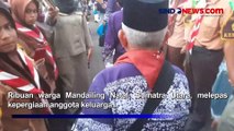 Isak Tangis Keluarga Iringi Pelepasan Keberangkatan 359 Jemaah Calon Haji Asal Mandailing Natal