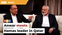 Anwar meets Hamas leader in Qatar