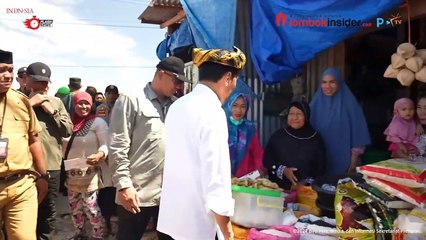 KUNJUNGI PASAR LAINO RAHA, PRESIDEN JOKOWI DISAMBUT LAUTAN MASYARAKAT MUNA, KAB. MUNA