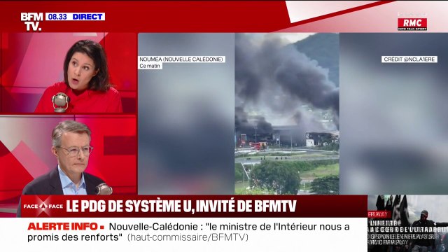 Nouméa: On a deux magasins touchés cette nuit, assez sévèrement , déclare le PDG de Système U
