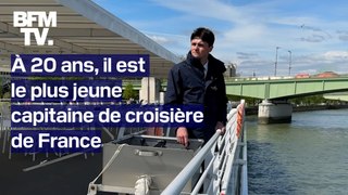 TANGUY de BFM - À 20 ans, il est le plus jeune capitaine d'un navire de croisière, en France