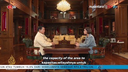 Wawancara dengan Al Jazeera Prabowo Tegaskan Sejahterakan Masyarakat Adat di Sekitar IKN