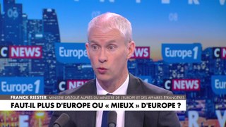Franck Riester : «Il ne faut pas laisser Jordan Bardella détricoter cette force qui est l'Europe pour nous la France»