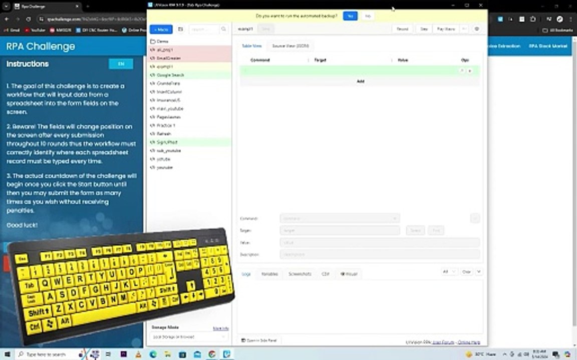 Use Mouse & Keyboard Real Time in Browser Automation