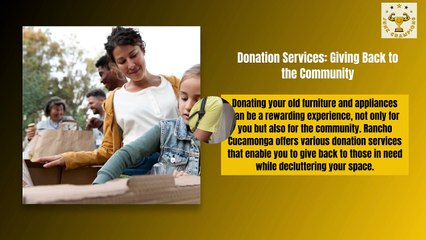 Top 5 Things to Do with Your Old Furniture and Appliances in Rancho Cucamonga