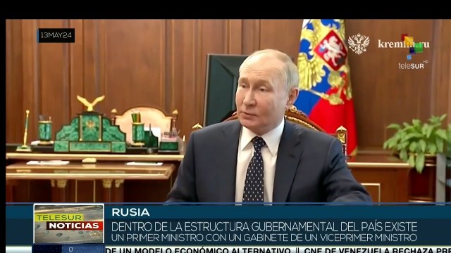 Presidente Vladimir Putin propone un nuevo gobierno para su quinto mandato