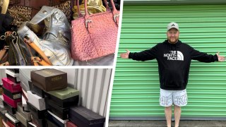 I bought a $410 mystery storage unit - it contained $70k of designer clothes