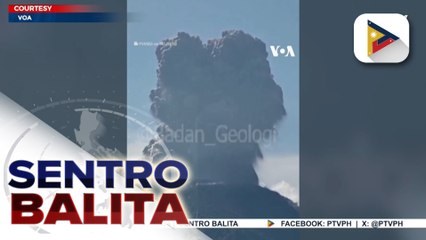 Mt. Ibu sa Indonesia, nagbuga muli ng makapal na abo