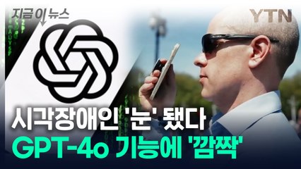 시각장애인이 GPT-4o 쓰자 '깜짝'..."AI가 세상 들여다본다" [지금이뉴스] / YTN