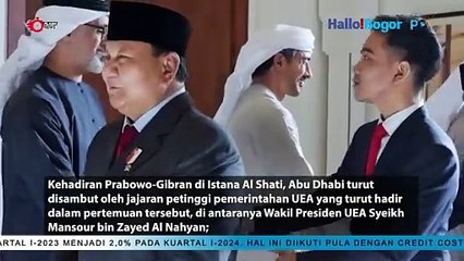 Prabowo-Gibran di Abu Dhabi: Disambut Hangat oleh Petinggi Pemerintah UEA dalam Kunjungan Resmi