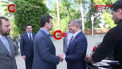 Davutoğlu'ndan Ekrem İmamoğlu'na sürpriz ziyaret! İşte ilk açıklama