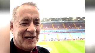 Tom Hanks cheers on Aston Villa in chaotic 3-3 draw against Liverpool