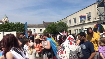 Camborne Cornwall Gay LGBTQIA+ Pride 11th May 2024 Roxie Moron Drag Queen