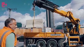 İnşaat şirketine 'uyarı' yazısı: Şişli'deki 24 bin metrekarelik rezerv yapı alanına beton bariyer konuldu